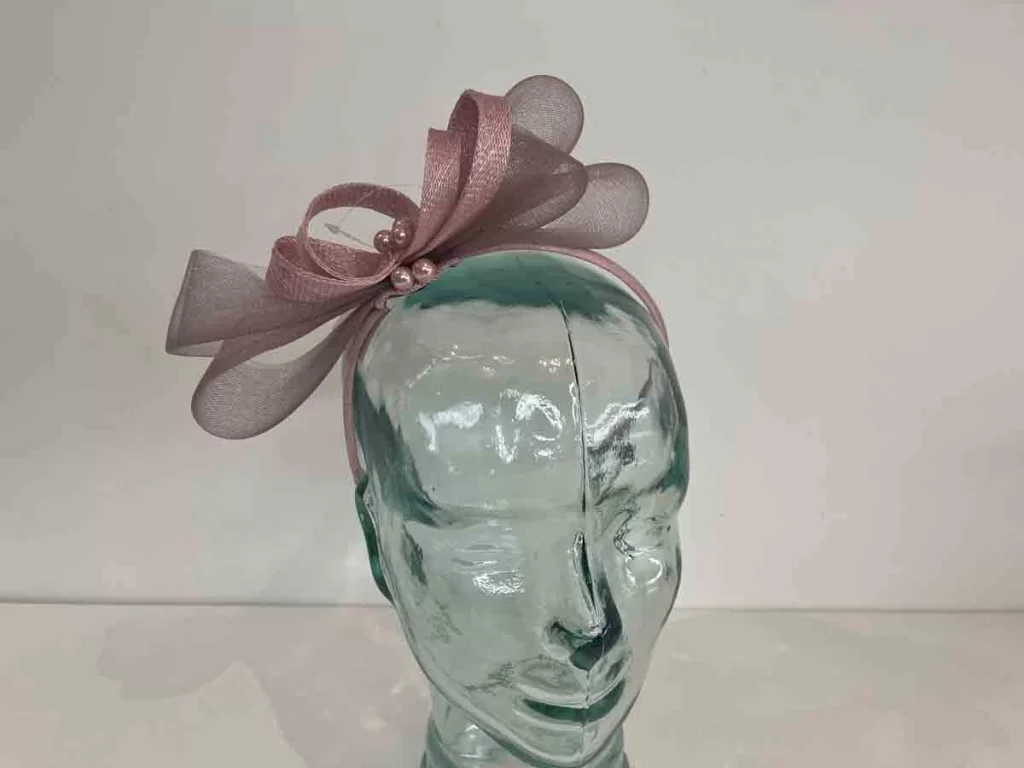 Crin Looped Fascinator In Rose Pink Love Fascinators