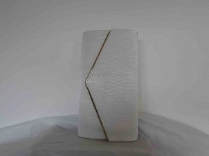 Clutch bag in white