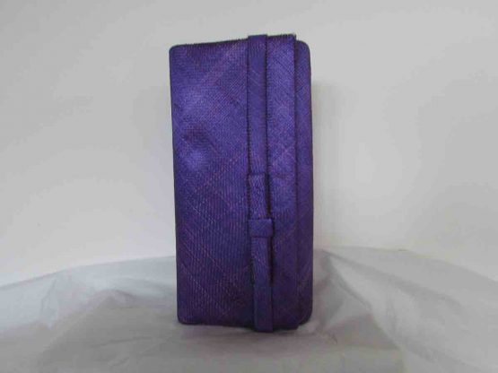 Sinamay bag in purple