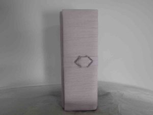 Silk clutch bag in lupin