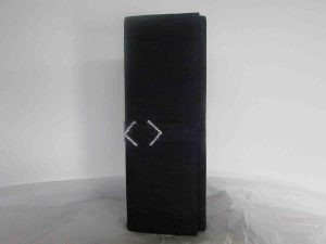 Silk clutch bag in navy