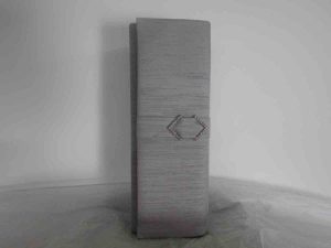 Silk clutch bag in praline