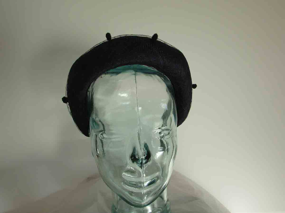 Padded hairband facinator in navy