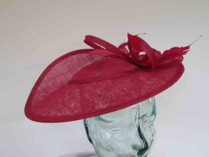 Three quarter brim hatinator in samba pink
