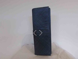 Sinamay clutch bag in moon