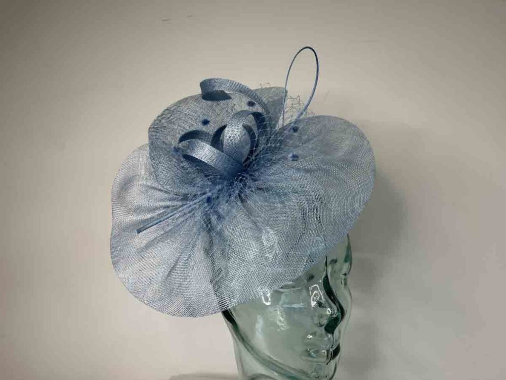 Sinamay Orchid Fascinator