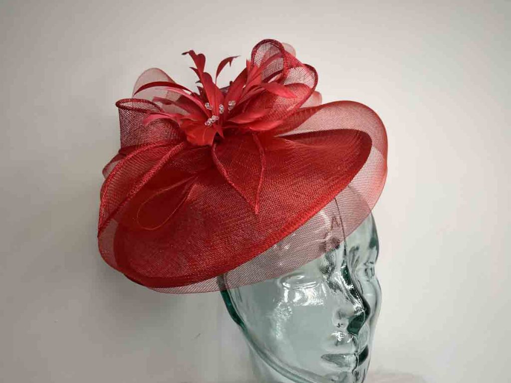 Red Fascinators Red Hatinators Love Fascinators