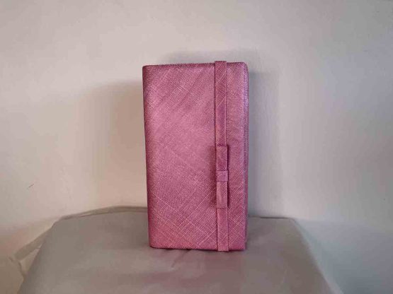 Sinamay bag in girly pink