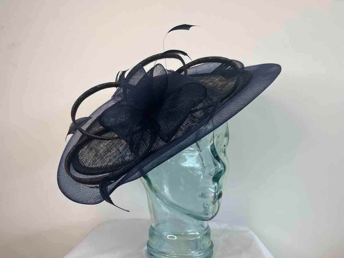 Navy Fascinators Navy Hatinators Navy Blue Fascinators Navy Blue