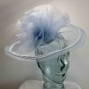 Crin fascinator with centre crin detail in bluebell