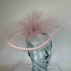 Crin fascinator with centre crin detail in pink sorbet