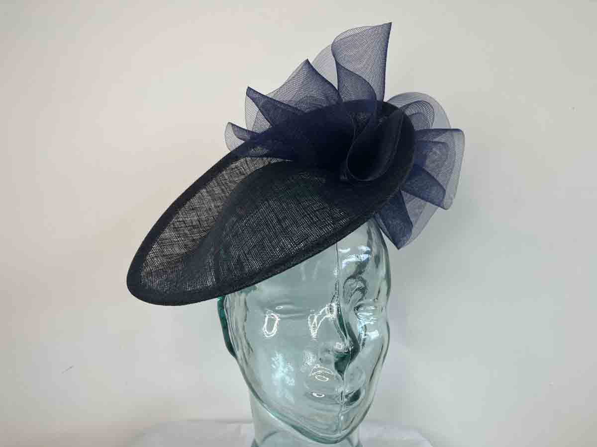 Navy Fascinators Navy Hatinators Navy Blue Fascinators Navy Blue