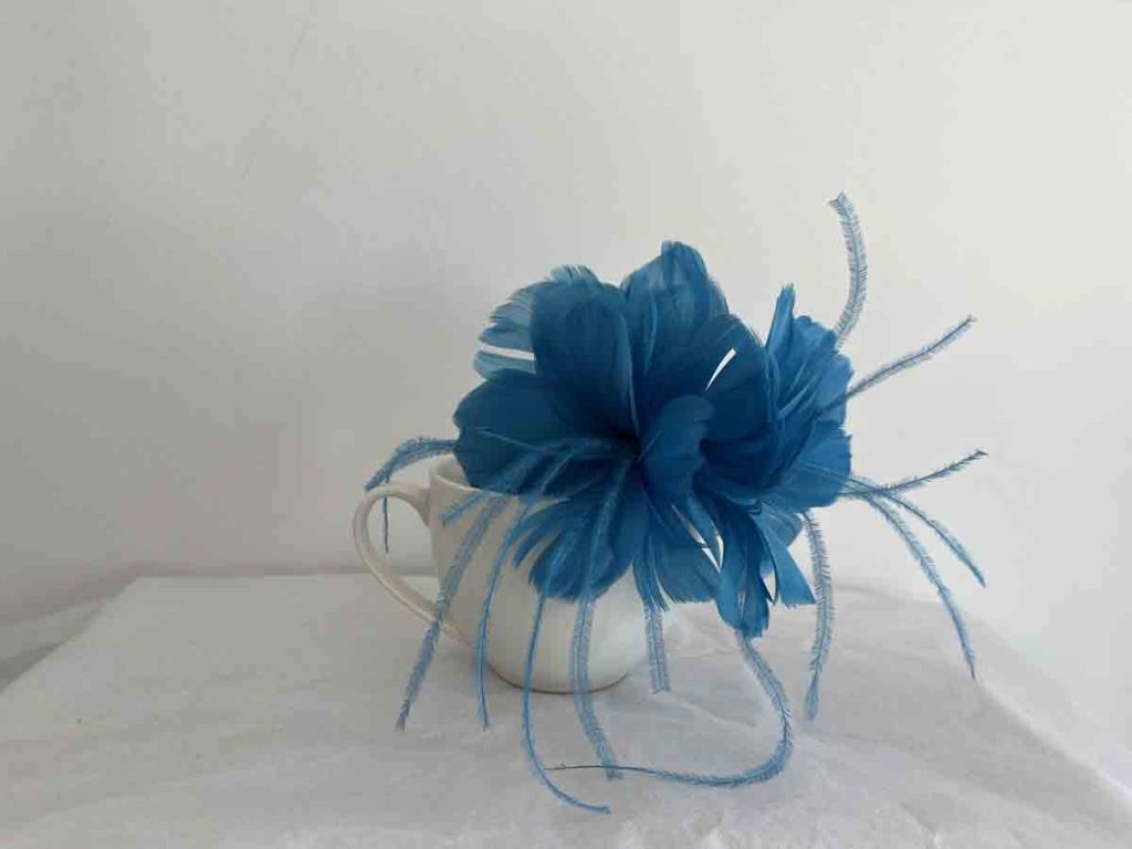 Feathered Floral Fascinator