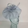 Sinamay fascinator with netting in new vista