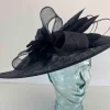 Diamond hatinator with triple quill in navy