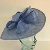 Diamond fascinator with net and spot  in sky