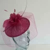 Small hatinator with netting in pink