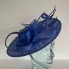 Oval hatinator with double quill in cornflower