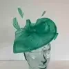 Diamond fascinator in fern green
